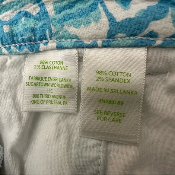 Lilly Pulitzer Palmita Stretch Short size 2 - Picture 4 of 5